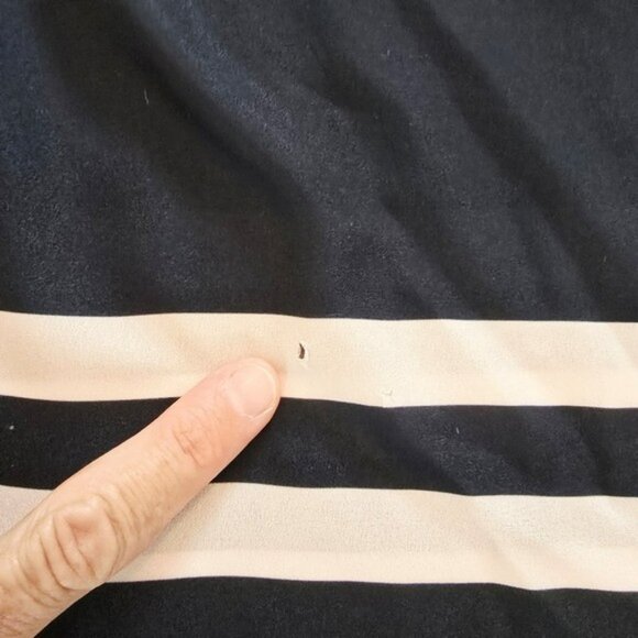 Ted Baker Women's Striped Sheer Halter Maxi Dress Size Medium Swimwear Coverup - Picture 14 of 15